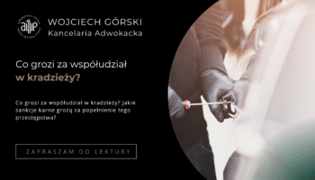 co grozi za współudział w kradzieży