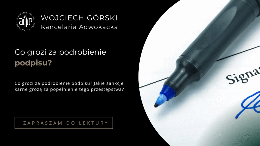 jaka kara grozi za podrobienie podpisu